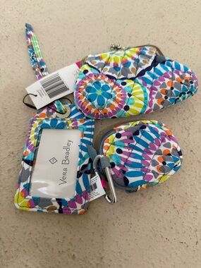 Vera Bradley Kids Floral Coin Purse & ID Set in Multicolor